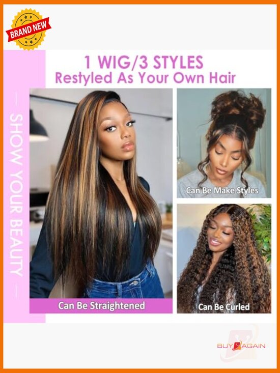 Ombre Lace Front Wig Human Hair Body Wave Pre Plucked 13x4 200 Density 20 Inch Ginger Pre Plucked 13x4 Lace Front Wigs 200 Density Body  main image 2